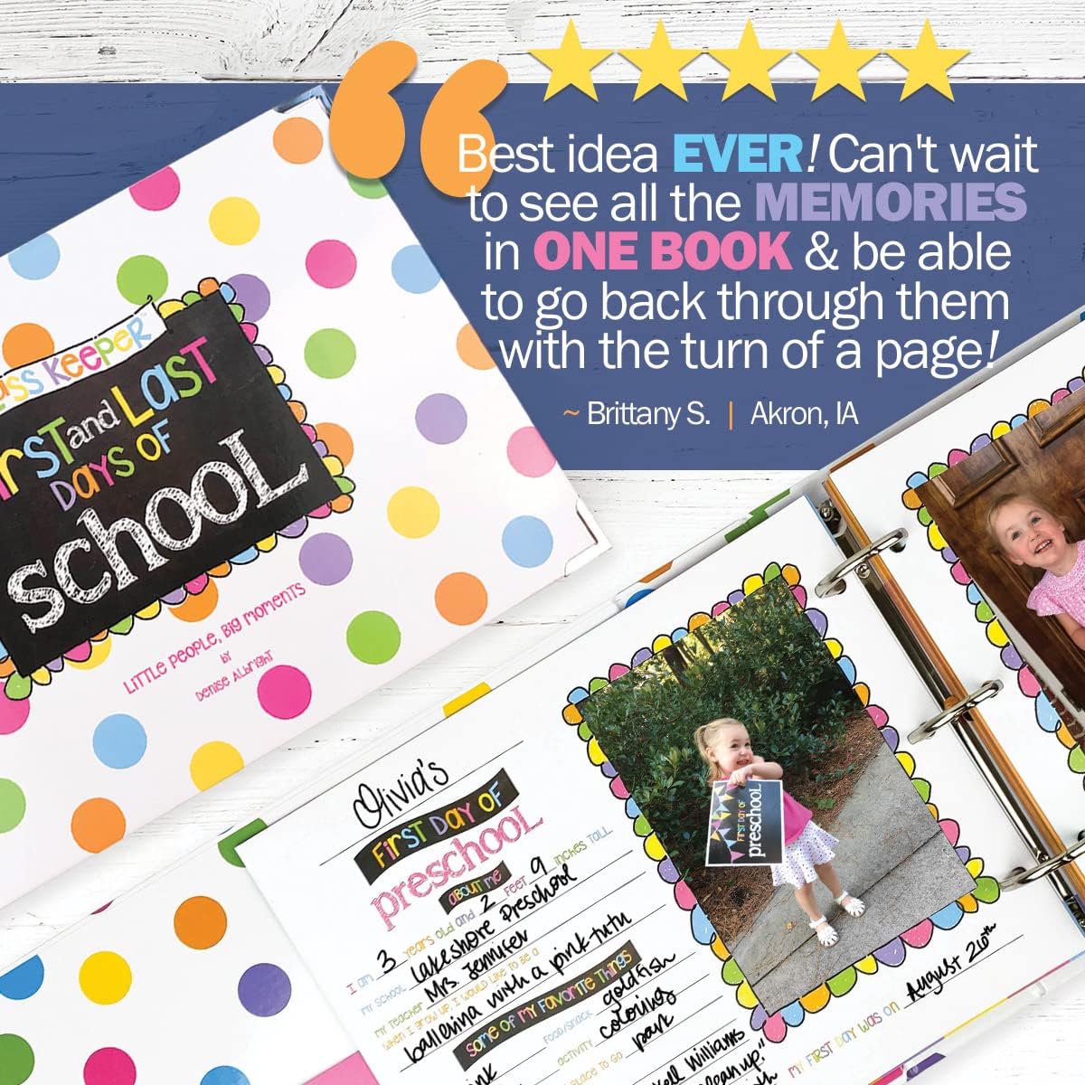 My School Memories Keepsake Organizer